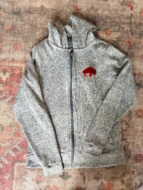 Buffalo Bills Gray Zip Hoodie